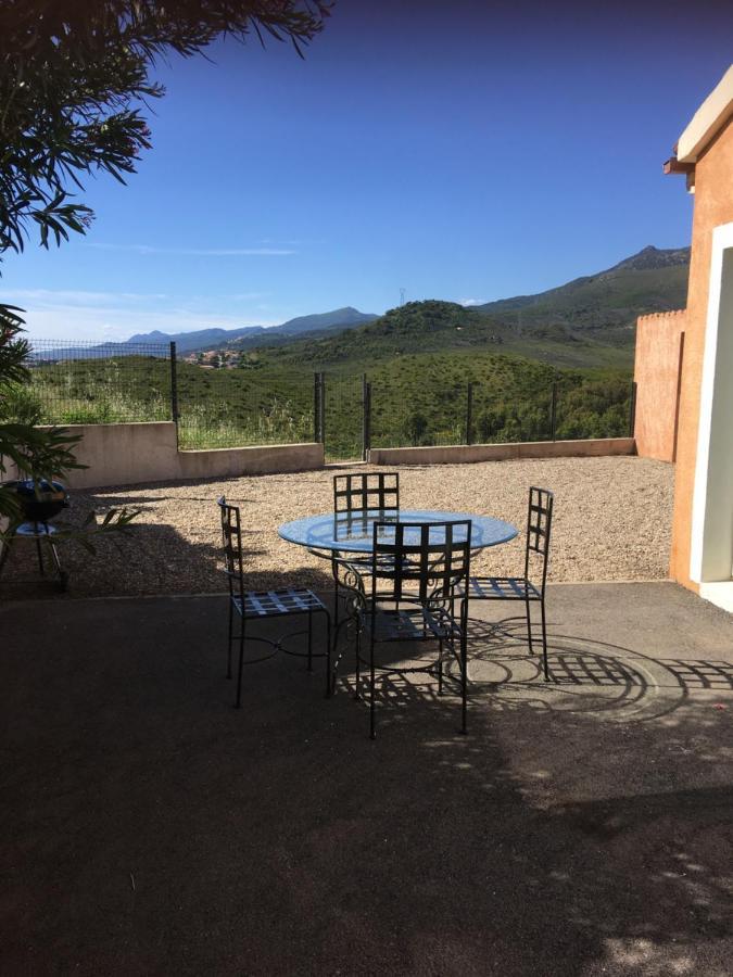 Très jolie mini villa douillette avec vue sur montagne Biguglia  Extérieur photo
